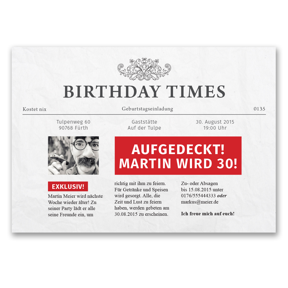 Einladung Geburtstag Bild Zeitung, Bbpp... violalalacole web