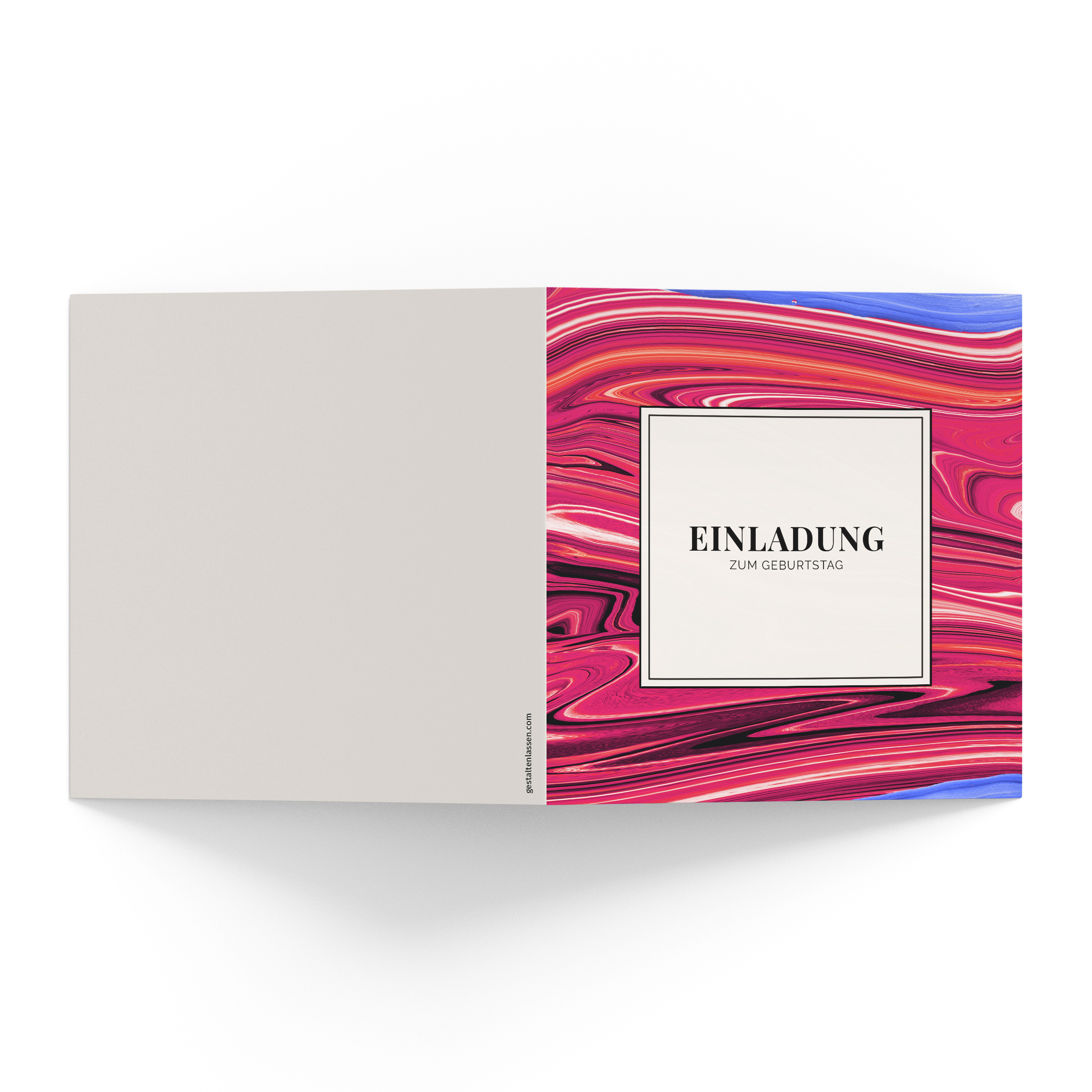Einladungskarten zum Geburtstag Einladung Karte runder 18 20 30 40 50