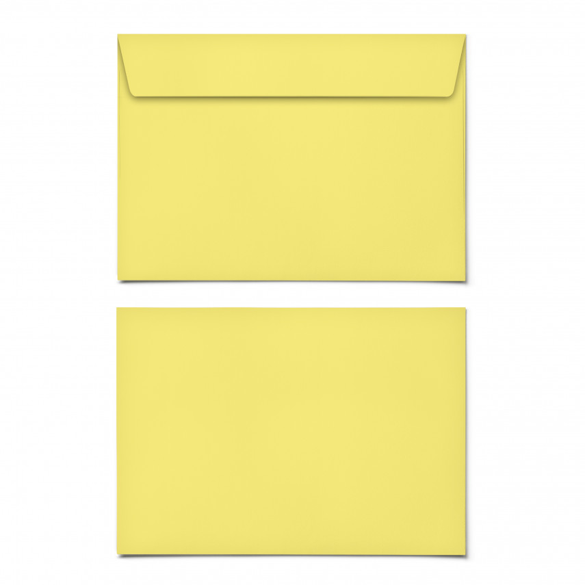 Briefumschläge - Gelb - DIN C6