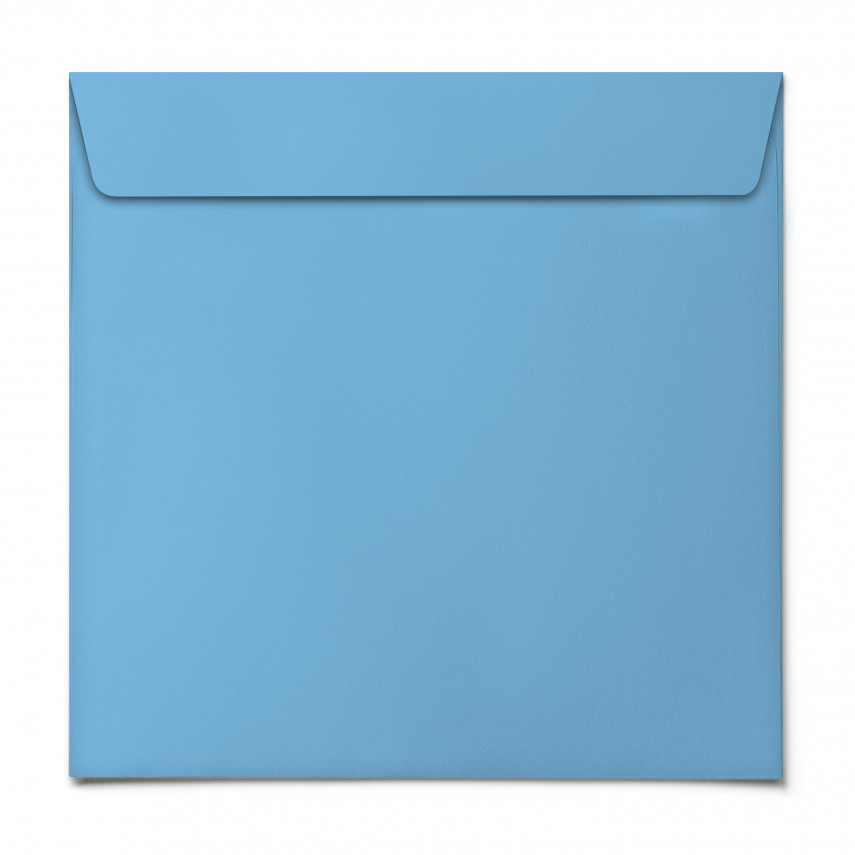 Briefumschläge - Himmelblau - Quadrat