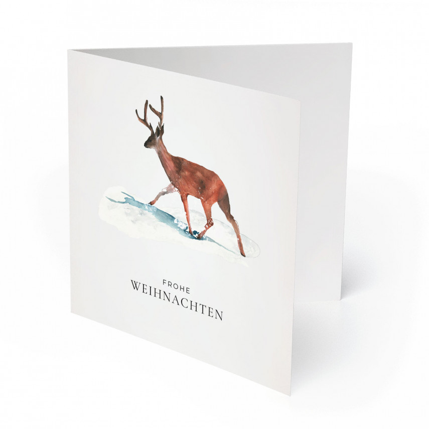 Weihnachtskarten - Rudolf