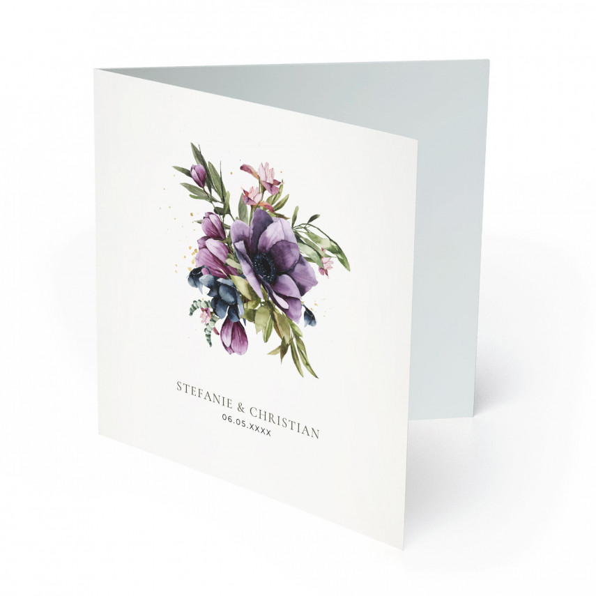 Einladungen zur Hochzeit - Bouquet