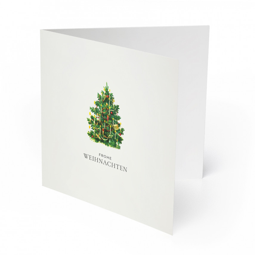 Firmen Weihnachtskarten - Christbaum