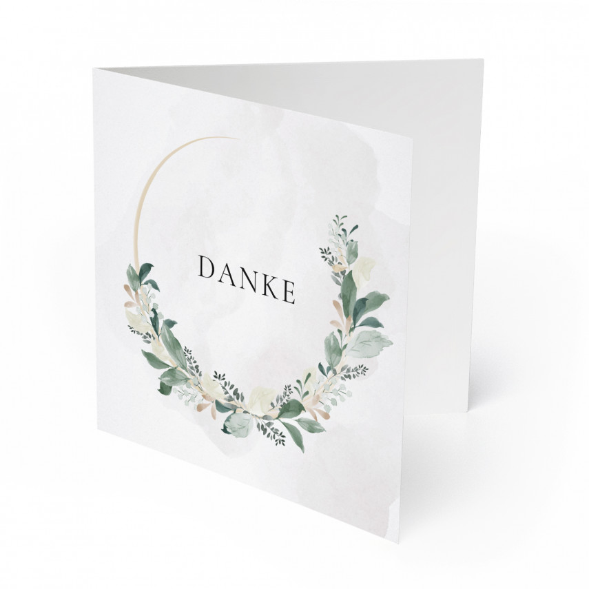 Hochzeit Dankeskarten - Pastell