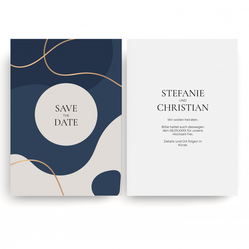 Save the Date Karten zur Hochzeit - Grafik