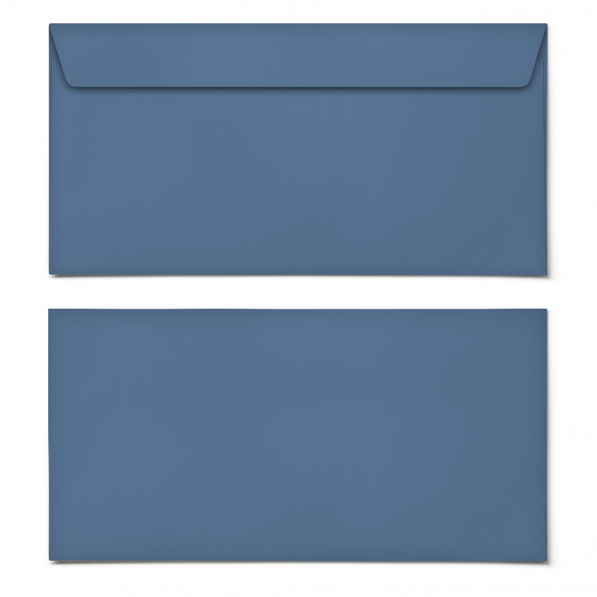 Briefumschläge - Blau - DIN Lang