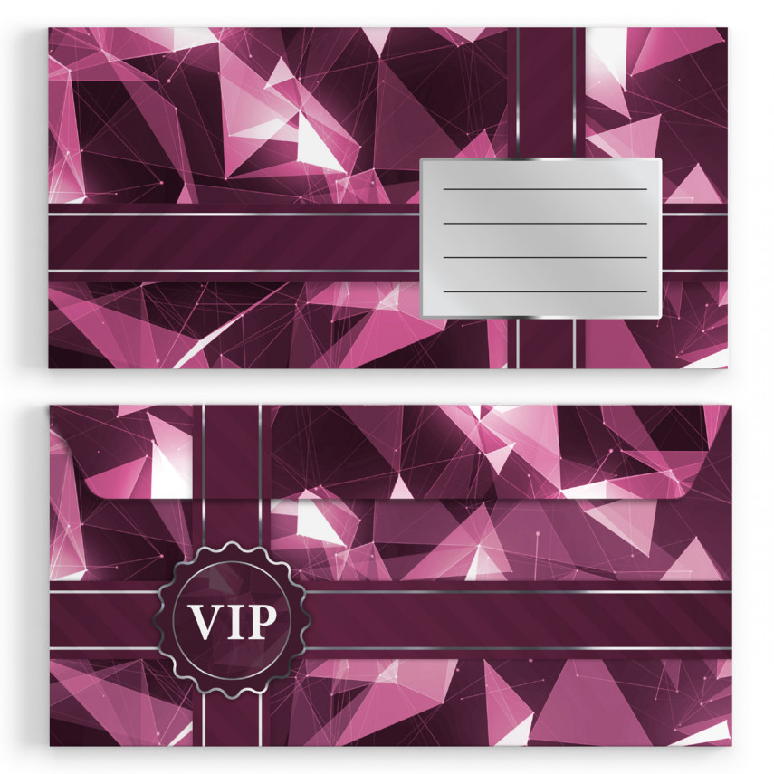 Briefumschläge - VIP Pink - DIN Lang