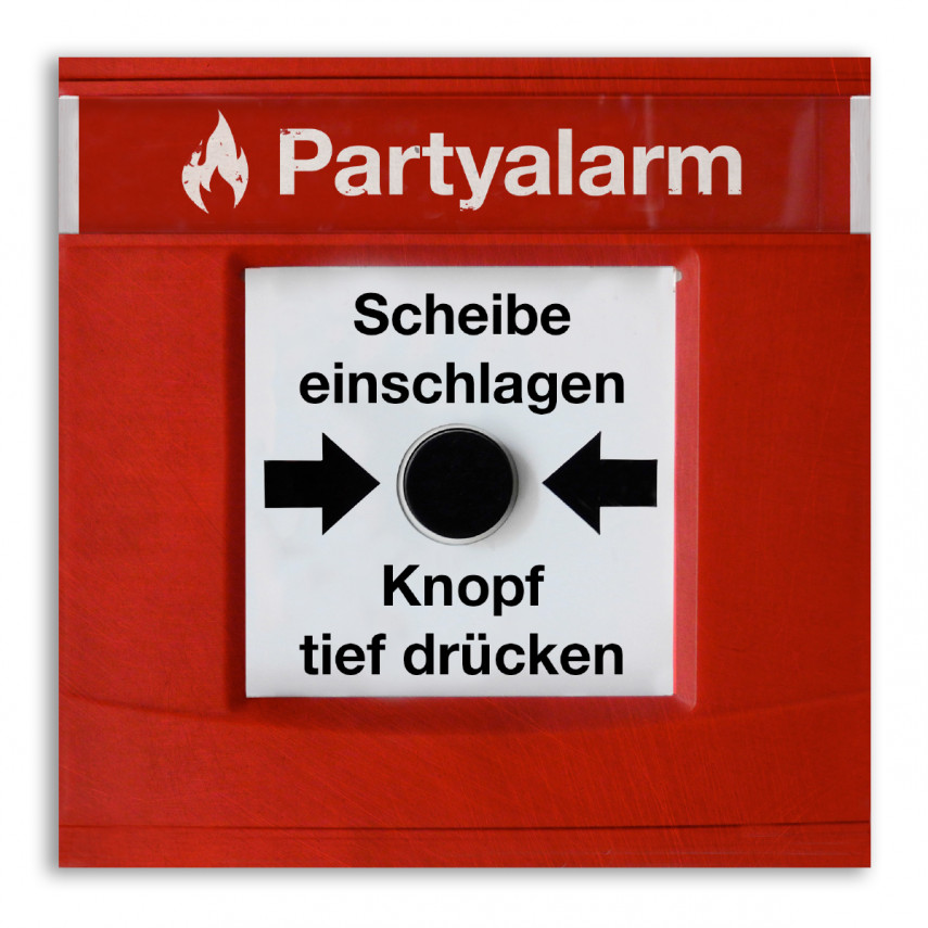 Einladungskarten als Feueralarm