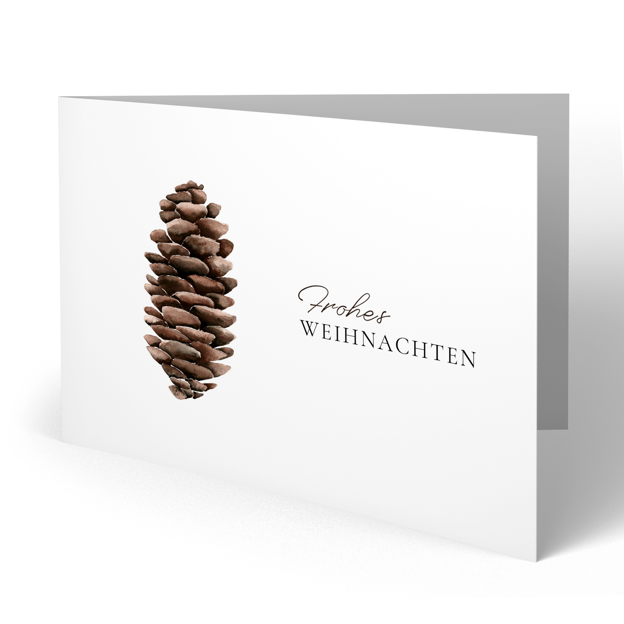 Firmen Weihnachtskarten Tannenzapfen