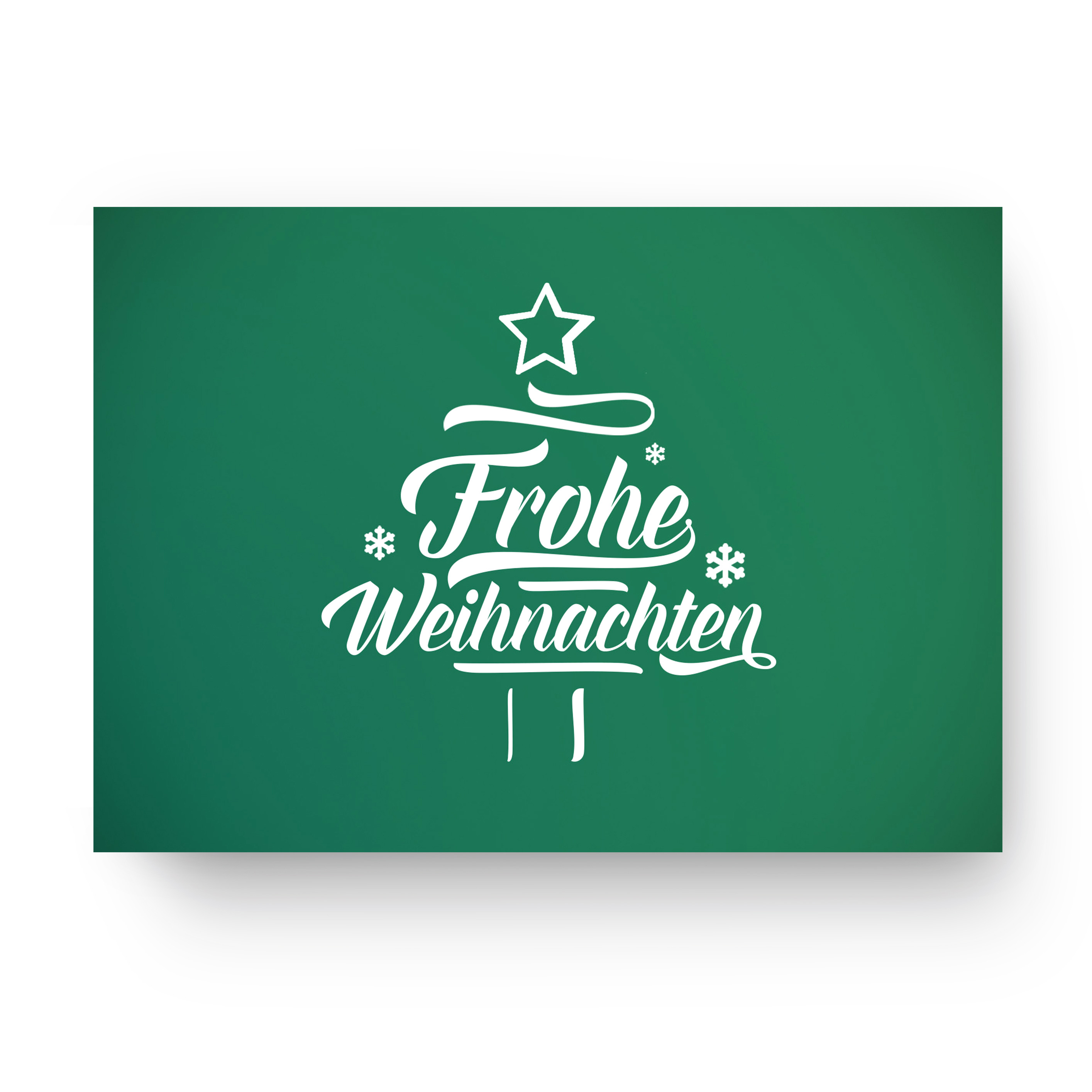Blanke Briefhüllen Weihnachtskarten Set – 10 Karten DIN Lang, 300 G/qm, Mit Umschlägen & Goldschnur