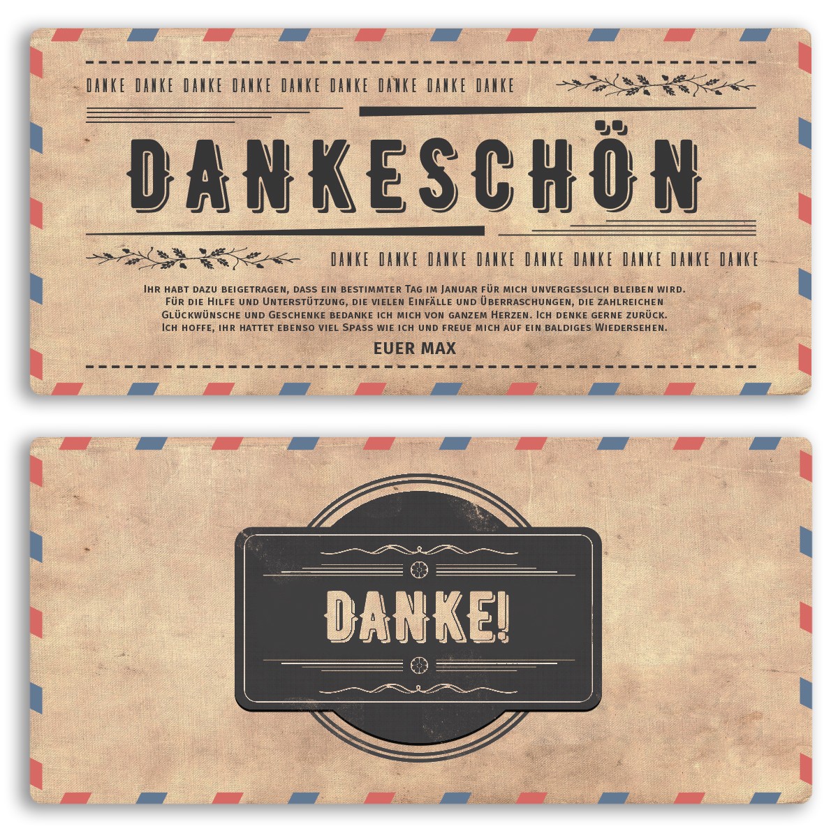 Danksagung Zum 40 Geburtstag