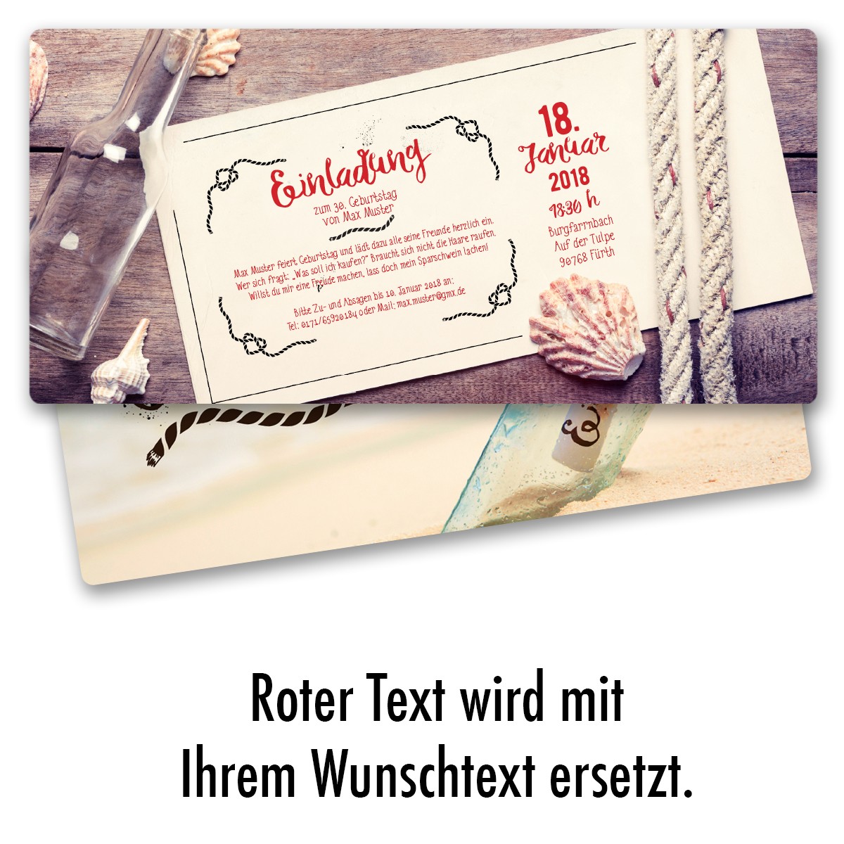einladungskarten flaschenpost_1
