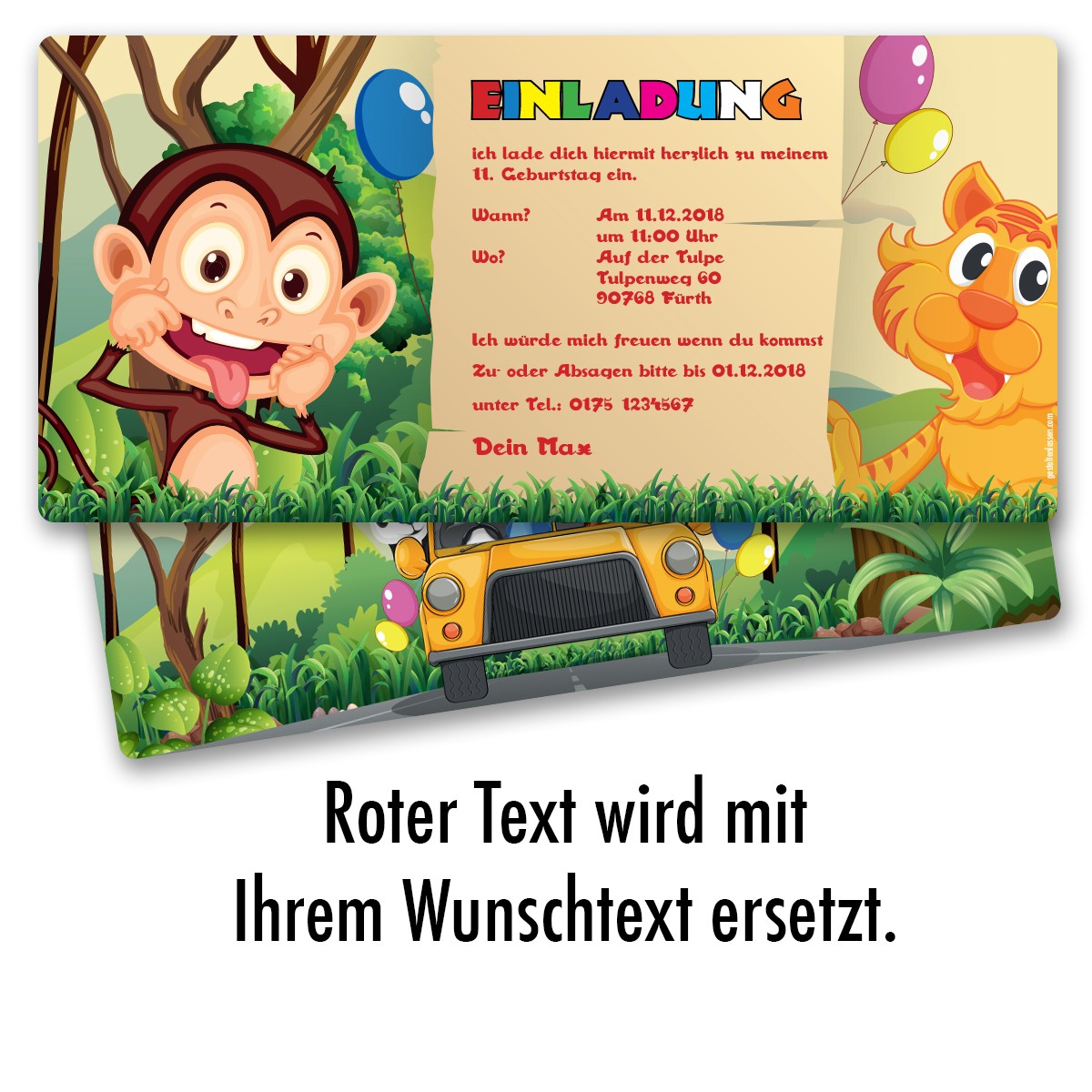 Einladung Zum Geburtstag