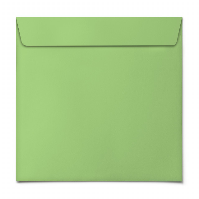 Briefumschläge - Grasgrün - Quadrat