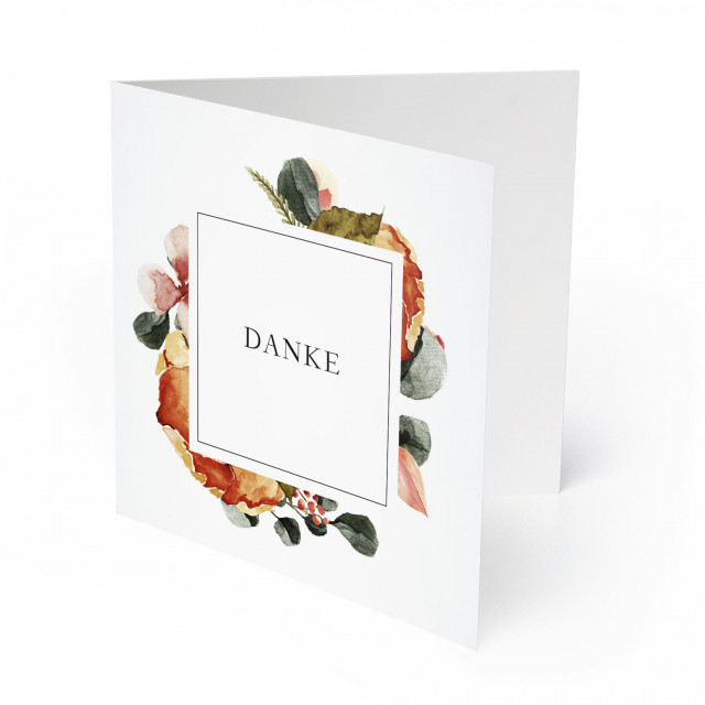 Hochzeit Dankeskarten - Canvas