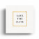 Save the Date Karten zur Hochzeit - Weiß Gold