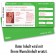Hochzeitskarten als Flugticket - Grün